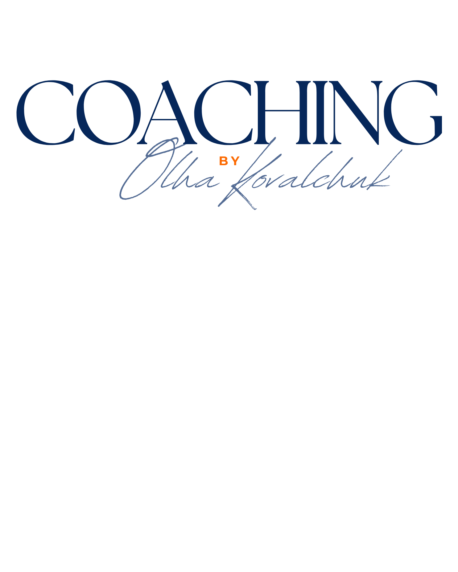 Ольга Ковальчук | Коуч ICF